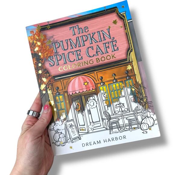 The Pumpkin Spice Cafe (#1) by Laurie Gilmore & Coloring Book NEW Book Bundle - Picture 6 of 9